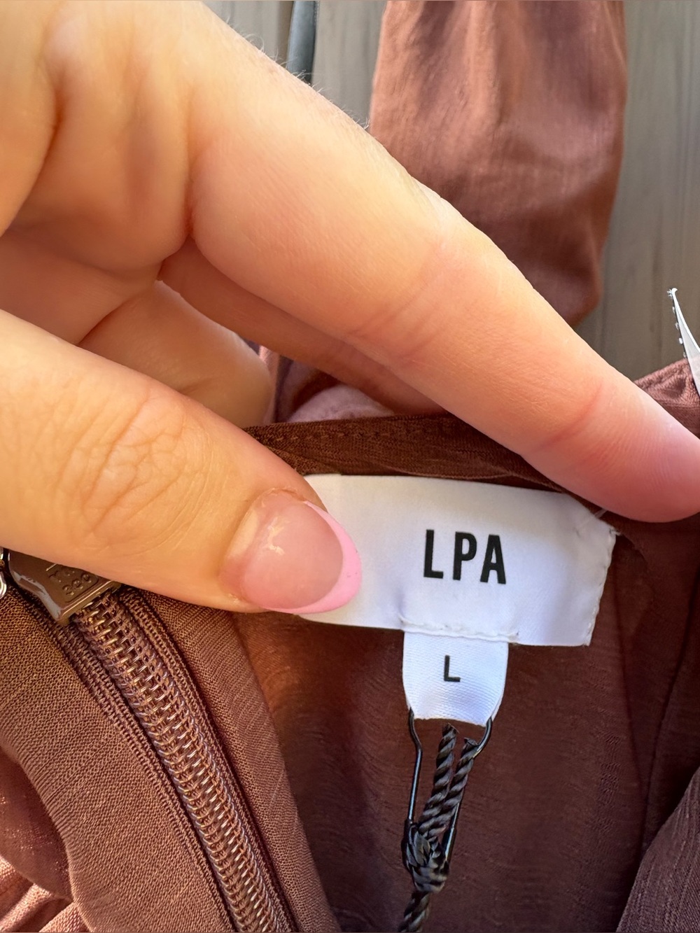 LPA Vittoria Maxi dress in chocolate New with Tags! - Picture 9 of 11